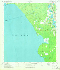 Welaka SE Florida Historical topographic map, 1:24000 scale, 7.5 X 7.5 Minute, Year 1970