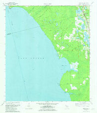Welaka SE Florida Historical topographic map, 1:24000 scale, 7.5 X 7.5 Minute, Year 1970
