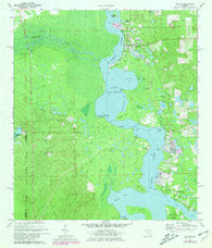 Welaka Florida Historical topographic map, 1:24000 scale, 7.5 X 7.5 Minute, Year 1970