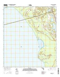 Welaka SE Florida Current topographic map, 1:24000 scale, 7.5 X 7.5 Minute, Year 2015