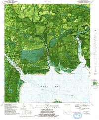 West Bay Florida Historical topographic map, 1:24000 scale, 7.5 X 7.5 Minute, Year 1982