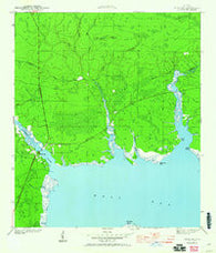 West Bay Florida Historical topographic map, 1:24000 scale, 7.5 X 7.5 Minute, Year 1944