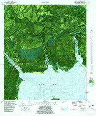 West Bay Florida Historical topographic map, 1:24000 scale, 7.5 X 7.5 Minute, Year 1982