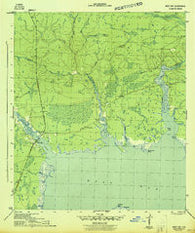 West Bay Florida Historical topographic map, 1:31680 scale, 7.5 X 7.5 Minute, Year 1944