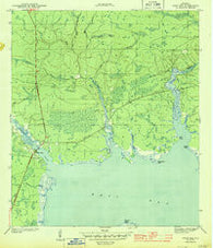 West Bay Florida Historical topographic map, 1:31680 scale, 7.5 X 7.5 Minute, Year 1944