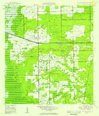 West Dixie Bend Florida Historical topographic map, 1:24000 scale, 7.5 X 7.5 Minute, Year 1946