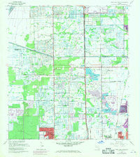 West Dixie Bend Florida Historical topographic map, 1:24000 scale, 7.5 X 7.5 Minute, Year 1962