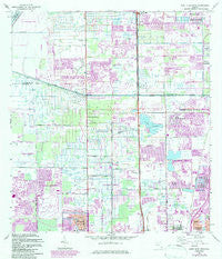 West Dixie Bend Florida Historical topographic map, 1:24000 scale, 7.5 X 7.5 Minute, Year 1962
