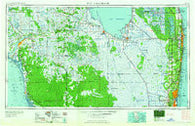 West Palm Beach Florida Historical topographic map, 1:250000 scale, 1 X 2 Degree, Year 1958