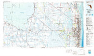 West Palm Beach Florida Historical topographic map, 1:100000 scale, 30 X 60 Minute, Year 1985
