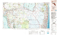 West Palm Beach Florida Historical topographic map, 1:250000 scale, 1 X 2 Degree, Year 1987