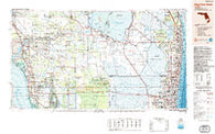 West Palm Beach Florida Historical topographic map, 1:250000 scale, 1 X 2 Degree, Year 1987