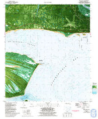 West Pass Florida Historical topographic map, 1:24000 scale, 7.5 X 7.5 Minute, Year 1982