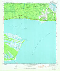 West Pass Florida Historical topographic map, 1:24000 scale, 7.5 X 7.5 Minute, Year 1943