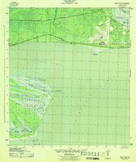 West Pass Florida Historical topographic map, 1:31680 scale, 7.5 X 7.5 Minute, Year 1943