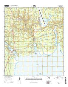 West Bay Florida Current topographic map, 1:24000 scale, 7.5 X 7.5 Minute, Year 2015