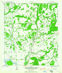 Wetappo Creek Florida Historical topographic map, 1:24000 scale, 7.5 X 7.5 Minute, Year 1945