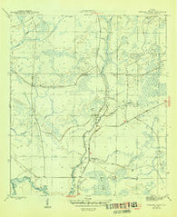 Wetappo Creek Florida Historical topographic map, 1:31680 scale, 7.5 X 7.5 Minute, Year 1945