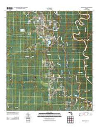 Wewahitchka Florida Historical topographic map, 1:24000 scale, 7.5 X 7.5 Minute, Year 2012