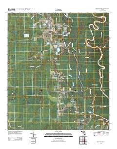 Wewahitchka Florida Historical topographic map, 1:24000 scale, 7.5 X 7.5 Minute, Year 2012