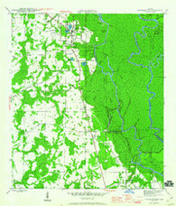 Wewahitchka Florida Historical topographic map, 1:24000 scale, 7.5 X 7.5 Minute, Year 1945