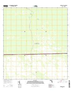 Whidden Lake Florida Current topographic map, 1:24000 scale, 7.5 X 7.5 Minute, Year 2015