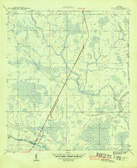 White City Florida Historical topographic map, 1:31680 scale, 7.5 X 7.5 Minute, Year 1945