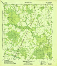 White City Florida Historical topographic map, 1:31680 scale, 7.5 X 7.5 Minute, Year 1945