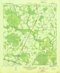 White City Florida Historical topographic map, 1:31680 scale, 7.5 X 7.5 Minute, Year 1945