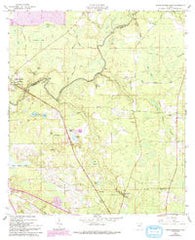 White Springs East Florida Historical topographic map, 1:24000 scale, 7.5 X 7.5 Minute, Year 1961