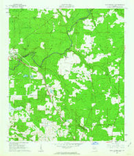 White Springs East Florida Historical topographic map, 1:24000 scale, 7.5 X 7.5 Minute, Year 1961