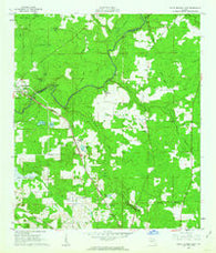 White Springs East Florida Historical topographic map, 1:24000 scale, 7.5 X 7.5 Minute, Year 1961