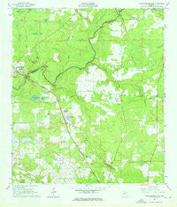 White Springs East Florida Historical topographic map, 1:24000 scale, 7.5 X 7.5 Minute, Year 1961