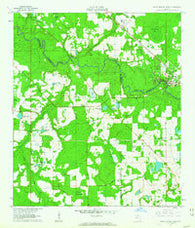 White Springs West Florida Historical topographic map, 1:24000 scale, 7.5 X 7.5 Minute, Year 1961