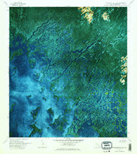 Whitewater Bay East Florida Historical topographic map, 1:24000 scale, 7.5 X 7.5 Minute, Year 1972