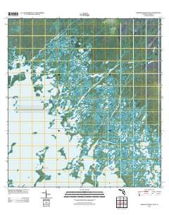 Whitewater Bay East Florida Historical topographic map, 1:24000 scale, 7.5 X 7.5 Minute, Year 2012