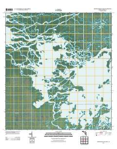 Whitewater Bay West Florida Historical topographic map, 1:24000 scale, 7.5 X 7.5 Minute, Year 2012