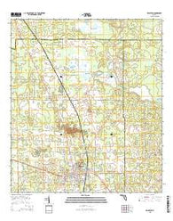 Williston Florida Current topographic map, 1:24000 scale, 7.5 X 7.5 Minute, Year 2015