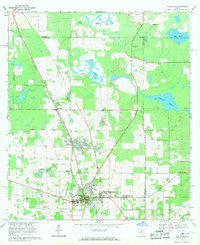 Williston Florida Historical topographic map, 1:24000 scale, 7.5 X 7.5 Minute, Year 1969