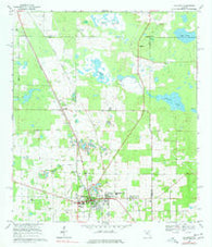 Williston Florida Historical topographic map, 1:24000 scale, 7.5 X 7.5 Minute, Year 1969