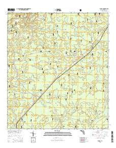 Wilma Florida Current topographic map, 1:24000 scale, 7.5 X 7.5 Minute, Year 2015