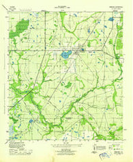 Wimauma Florida Historical topographic map, 1:31680 scale, 7.5 X 7.5 Minute, Year 1944
