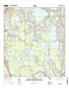 Windermere Florida Current topographic map, 1:24000 scale, 7.5 X 7.5 Minute, Year 2015