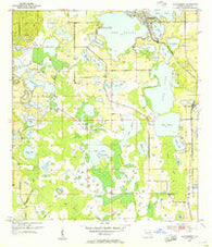 Windermere Florida Historical topographic map, 1:24000 scale, 7.5 X 7.5 Minute, Year 1953