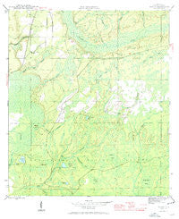 Woods Florida Historical topographic map, 1:24000 scale, 7.5 X 7.5 Minute, Year 1945