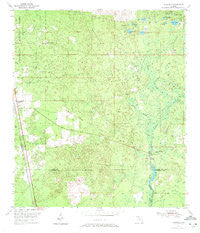 Woodville Florida Historical topographic map, 1:24000 scale, 7.5 X 7.5 Minute, Year 1954