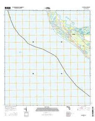 Wulfert Florida Current topographic map, 1:24000 scale, 7.5 X 7.5 Minute, Year 2015