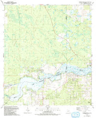 Yankeetown SE Florida Historical topographic map, 1:24000 scale, 7.5 X 7.5 Minute, Year 1991