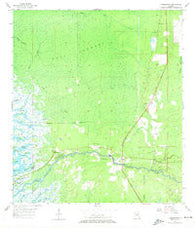 Yankeetown Florida Historical topographic map, 1:24000 scale, 7.5 X 7.5 Minute, Year 1955