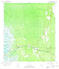 Yankeetown Florida Historical topographic map, 1:24000 scale, 7.5 X 7.5 Minute, Year 1955